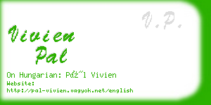 vivien pal business card